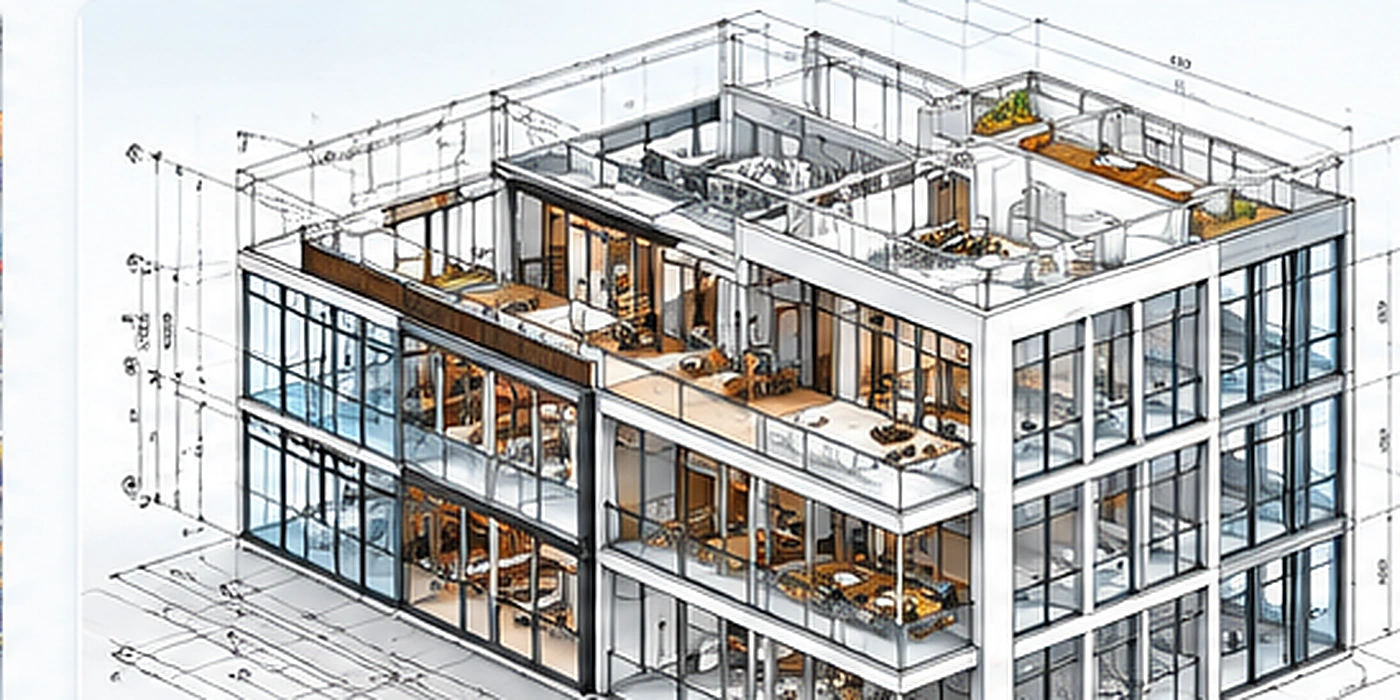 Architectural BIM model